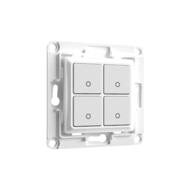 SHELLY Wall Switch 4 Spínač, bílý SHELLY Wall Switch 4 Spínač, bílý